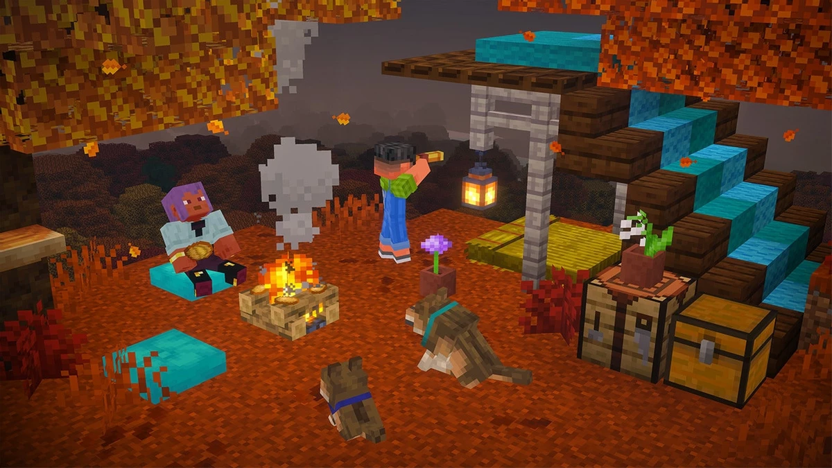 Осень приходит и в Minecraft: анонсировано обновление Wilderness Bound для Minecraft с новым лесом и механиками
